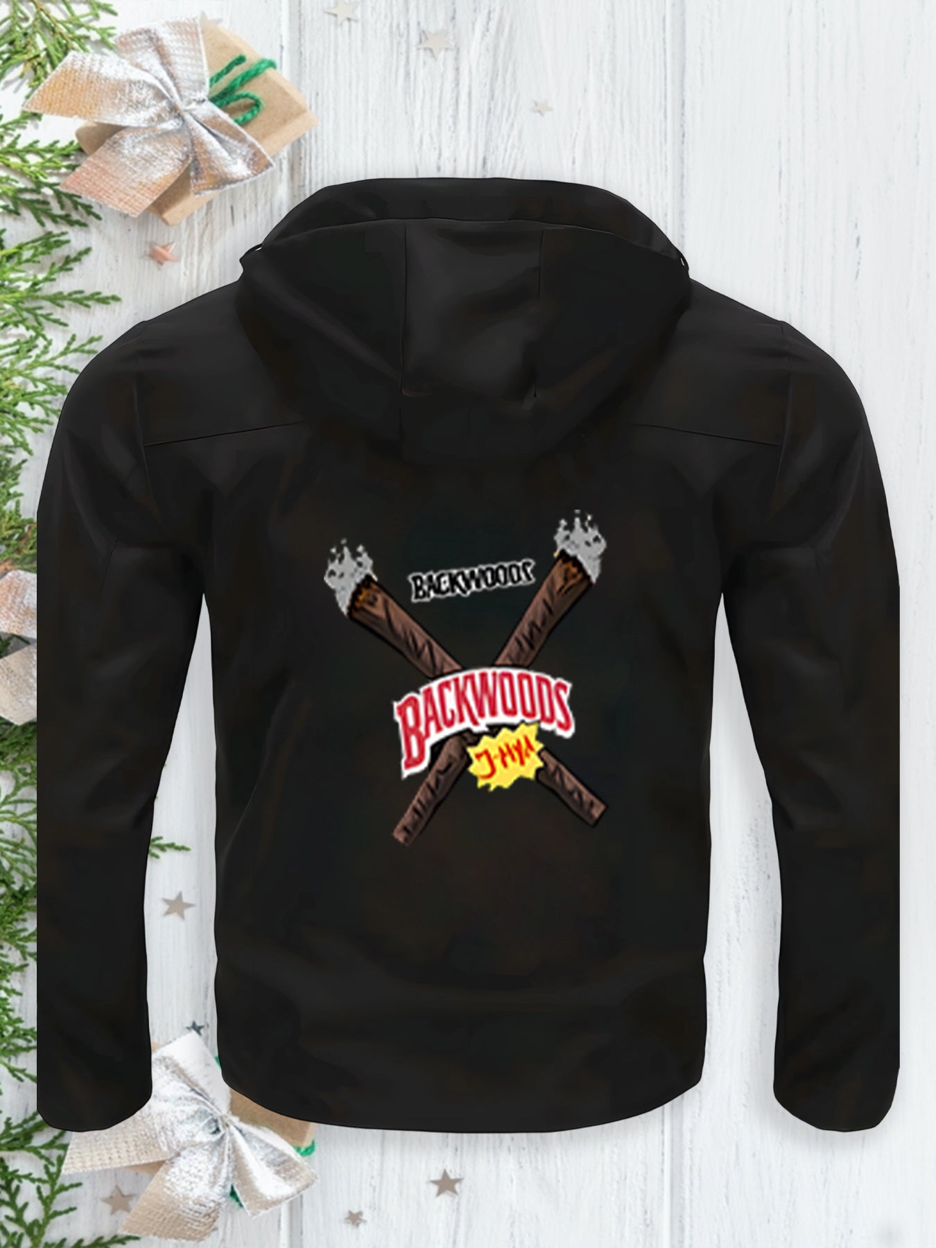 Windproof Hooded Jacket - Cozy "Backwoods" Windbreaker