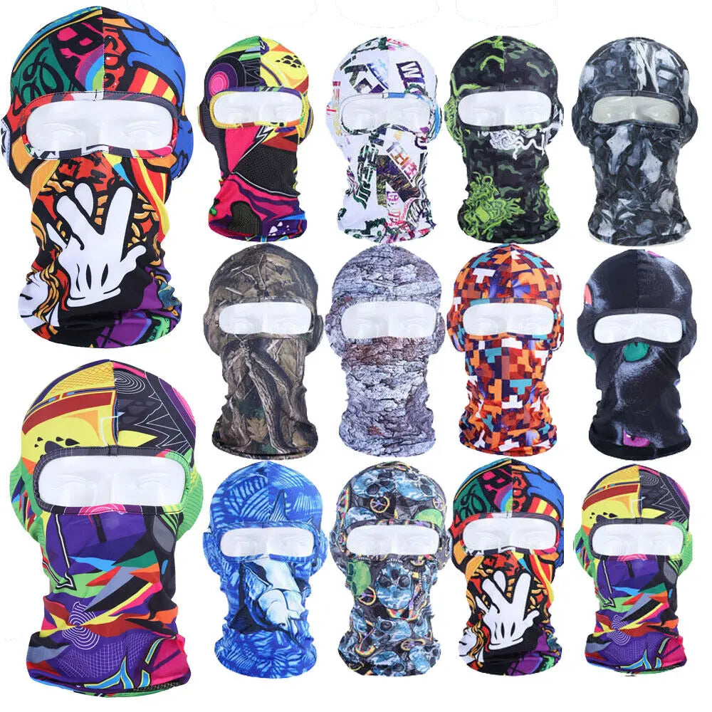 Face Mask Outdoor Sports Balaclava Sheisty UV Protection Breathable Cover Neck Shield Headgear Cycling Riding Motorcycle